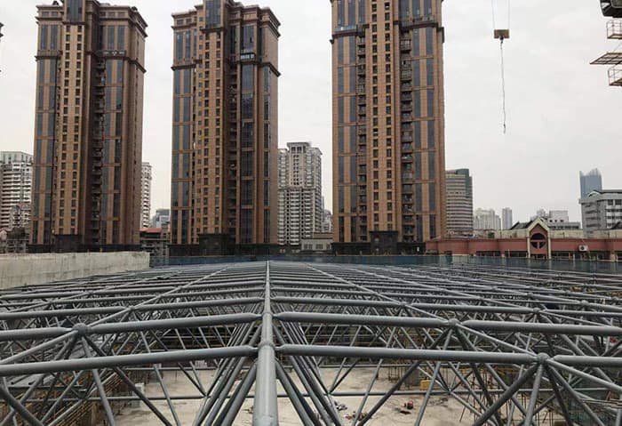 梧州螺栓球网架结构